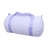 Seersucker Duffel Bag - Lilac