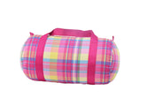Seersucker Duffel Bag - Plaid
