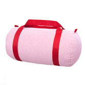 Seersucker Duffel Bag - Red