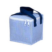 Seersucker Snack Square - Navy