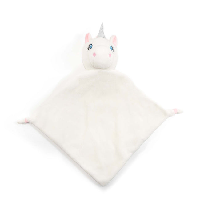 White Unicorn Lovie Blanket