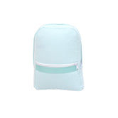 Seersucker Backpack - Mint Small
