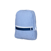 Seersucker Backpack - Navy Small