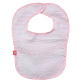 Seersucker Bib - Pink