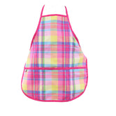 Seersucker Apron/Art Smock - Popsicle Plaid