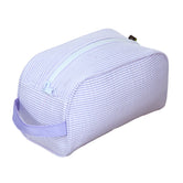 Seersucker Traveler/Dopp Kit/Diaper Caddy - Lilac