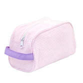 Seersucker Traveler/Dopp Kit/Diaper Caddy - Princess