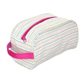 Seersucker Traveler/Dopp Kit/Diaper Caddy - Rainbow