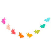 Rainbow Bunny Felt Easter Banner / Garland