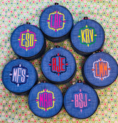 Button Bag/Jewelry Round - Chambray