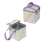 Seersucker Snack Square - Tiny Hearts