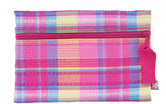 Seersucker Cosmo Bag - Plaid