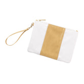 Cabana Wristlet - Cream and Gold