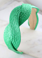 Iverson Straw Headband GREEN