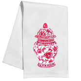 Pink Ginger Jar Kitchen / Tea Towel