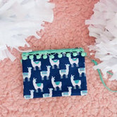 Lulu Llama Pom Pom Wristlet