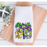 Mardi Gras Collage Kitchen Towel