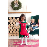 Red Cable Knit Stocking