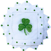 St. Patrick's Day Shamrock Cocktail Napkins