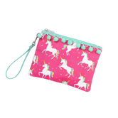 Unicorn Wishes Pom Pom Wristlet