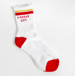 PRE=ORDER Kansas City Crew Socks - Red & Yellow