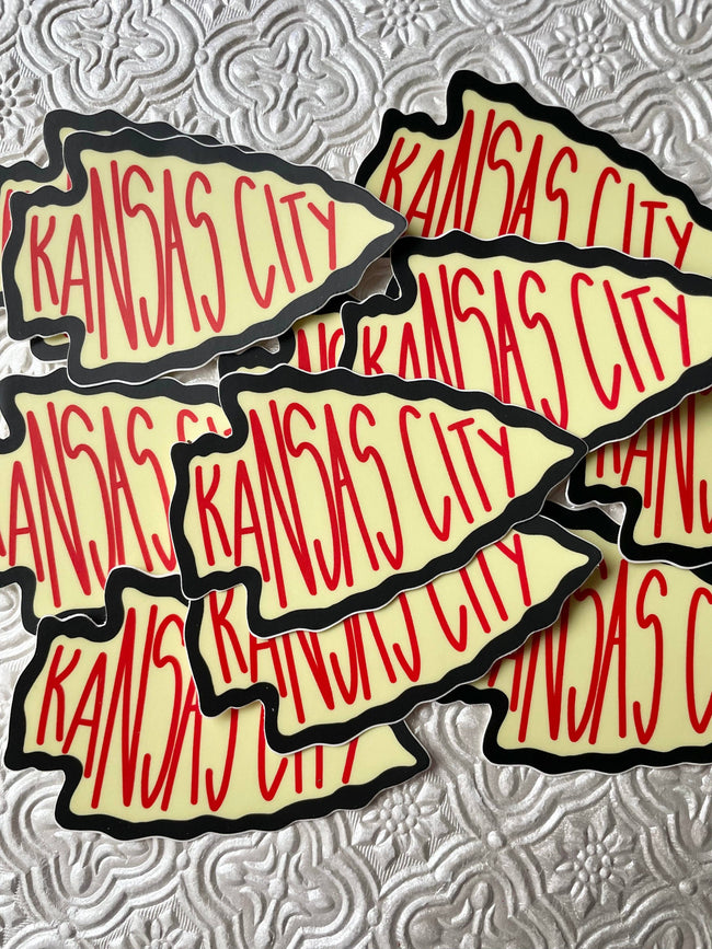 Arrowhead Sticker - Kamsas CIty - Chiefs