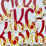 KC Chiefs Sticker