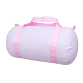 Seersucker Duffel Bag - Pink