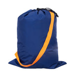 Catch All Bag - Overnight Bag - Laundry Bag in Navy/Orange - Pistachios Monograms and Gifts