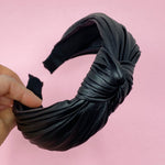 Plenty Pleats Headband - Black