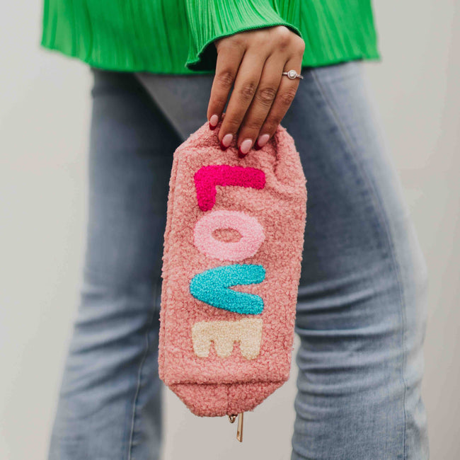 All The Feels Teddy Pouch - Love