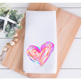 Colorful Heart Kitchen Towel