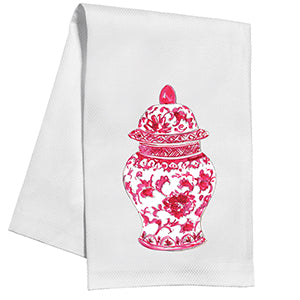 Pink Ginger Jar Kitchen / Tea Towel