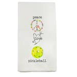 Peace Love Pickleball Tea Towel