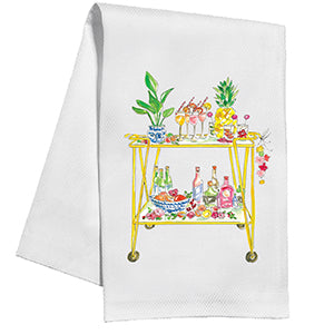 Tropical Bar Cart Kitchen / Tea Towel